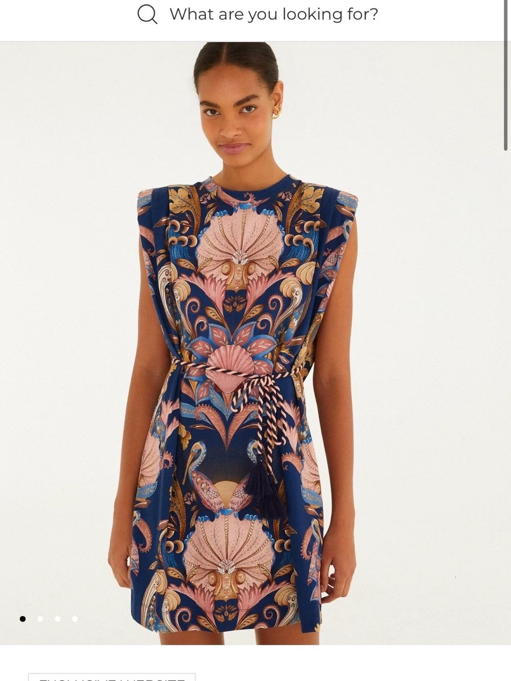 FARM Rio tropical belted shirt dress. NWT (L) - Picture 5 of 5